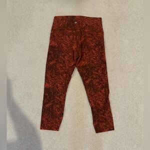 Lululemon wunder train crop